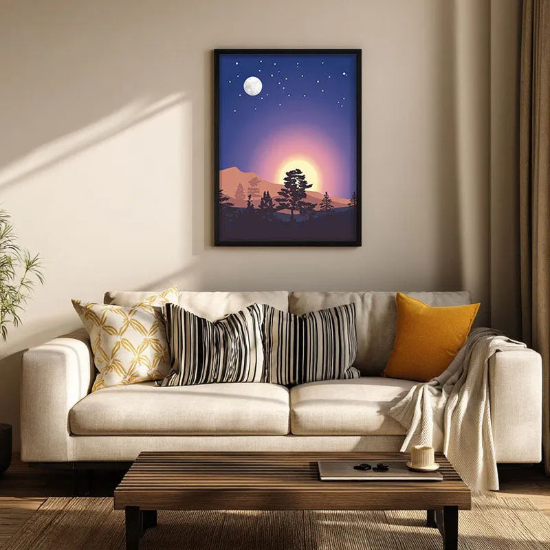 Dune Archival Canvas Wall Art - Black Frame media 1