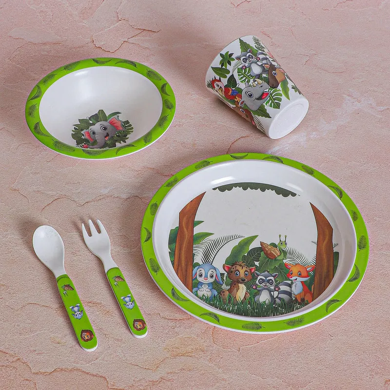 Jungle Mania Kids Dinner Set - Five Piece Set media 6
