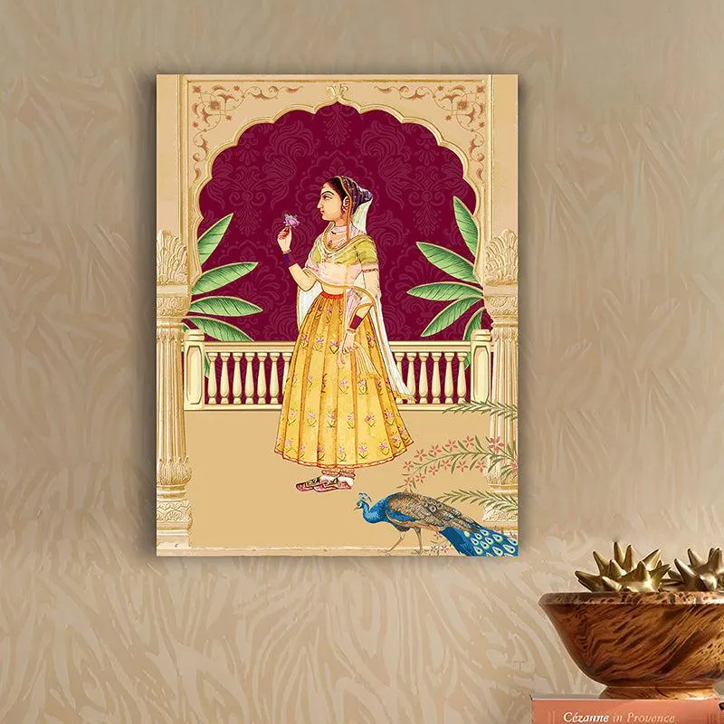 Arunika Canvas Mughal Wall Art media 2