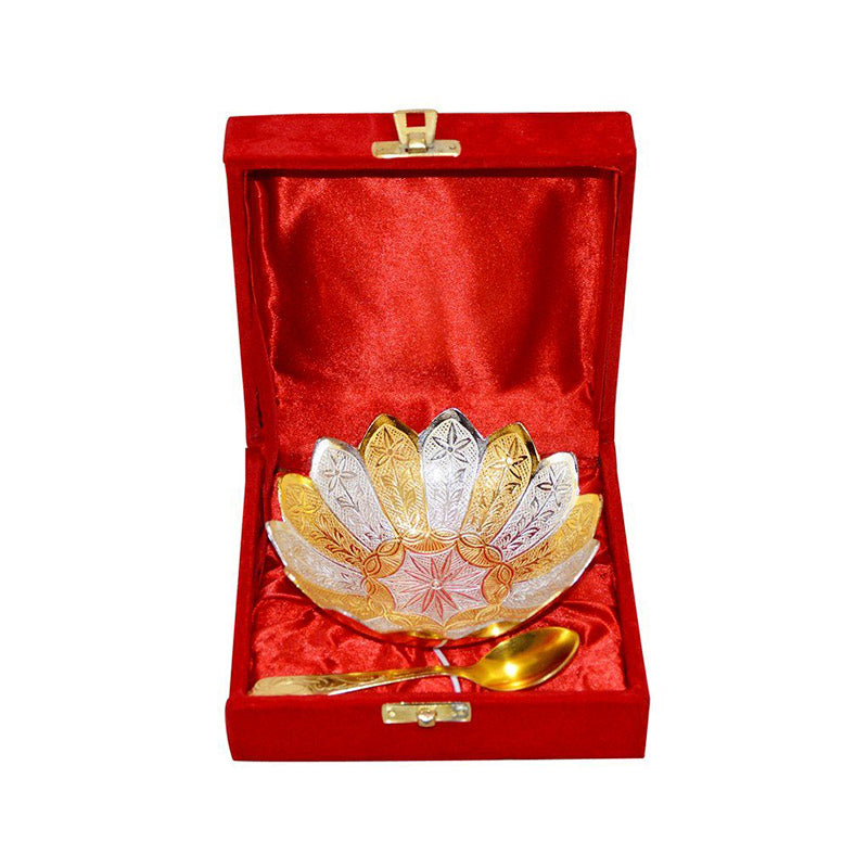 Padma Bowl With Spoon (100 ML) - Set Of Two image 4