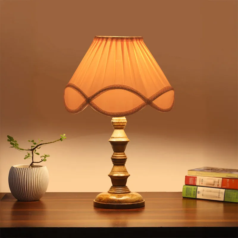 Valencia Timber Wooden Table Lamp media 1
