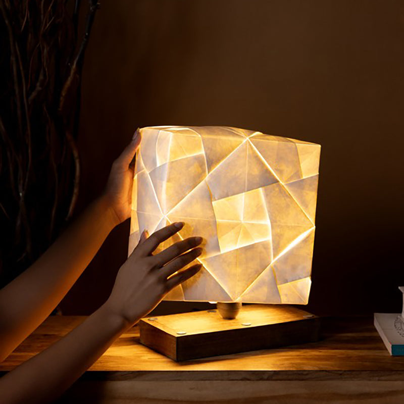 Fig Living Sonobe Cube Table Lamp - White