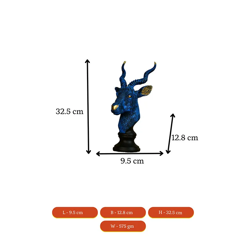 Cobalt Mountain Goat Showpiece media 4