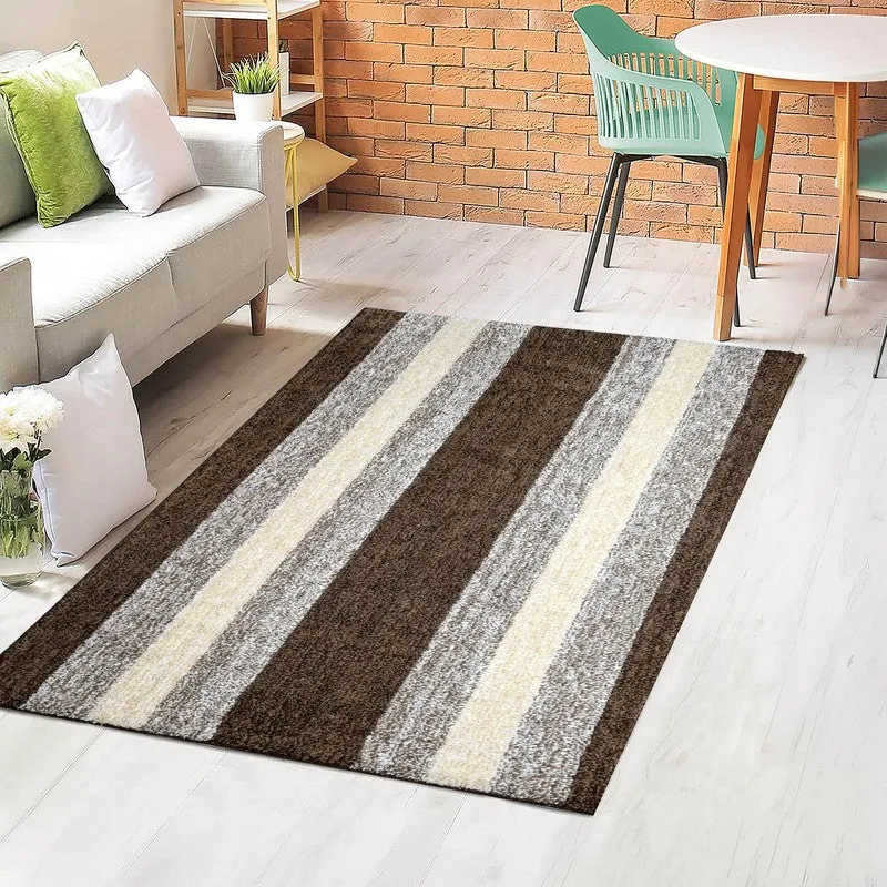 Line Tuft Anti Slip Carpet - Brown media 3