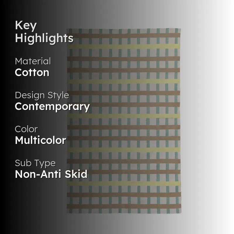 Tharvos Cotton Rug - Multicolor media 2