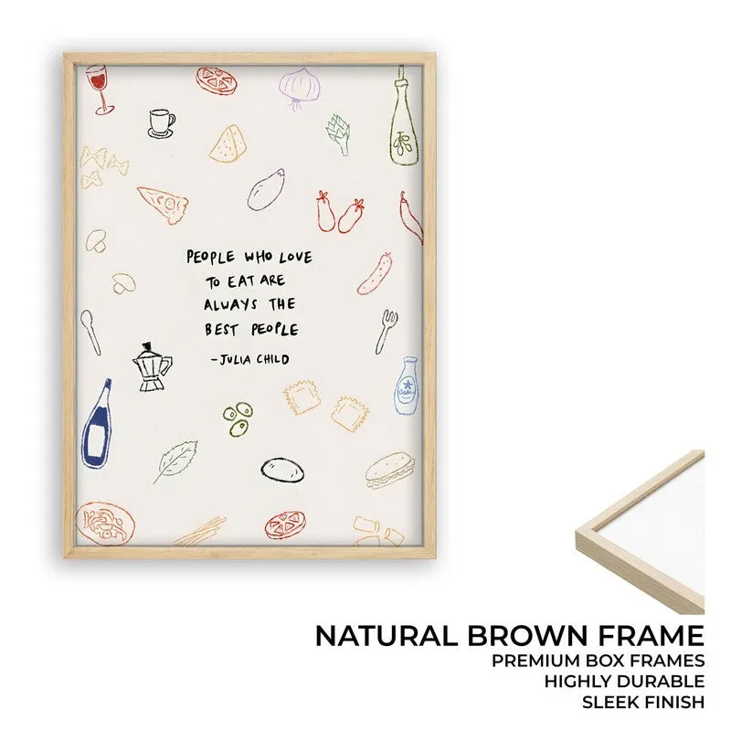 Fizz Feast Archival Canvas Wall Art - Brown media 8