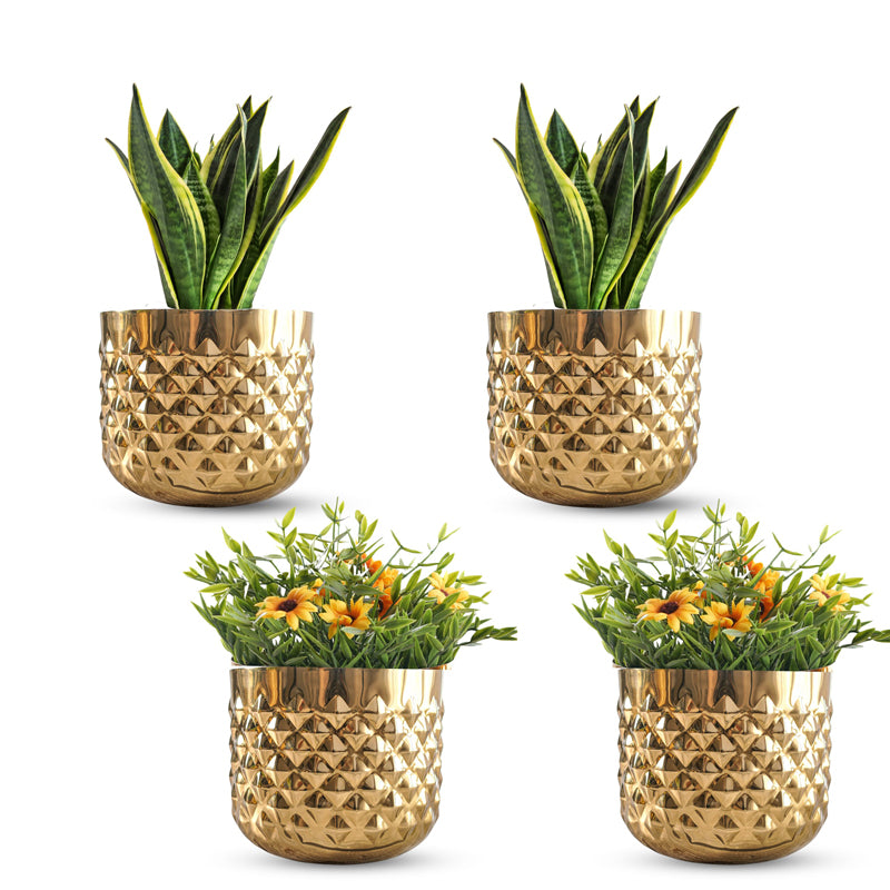 Gildra Metal Planter - Set Of Four media 6
