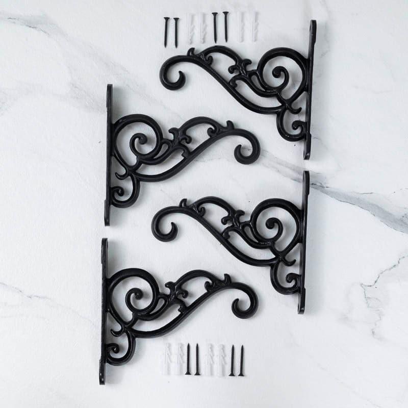 Zabini Wall Bracket (Black) - Set Of Four media 6