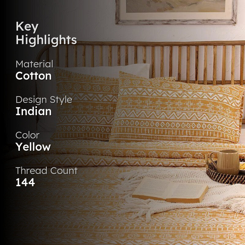 Dream Drift Duvet Cover - Yellow media 2