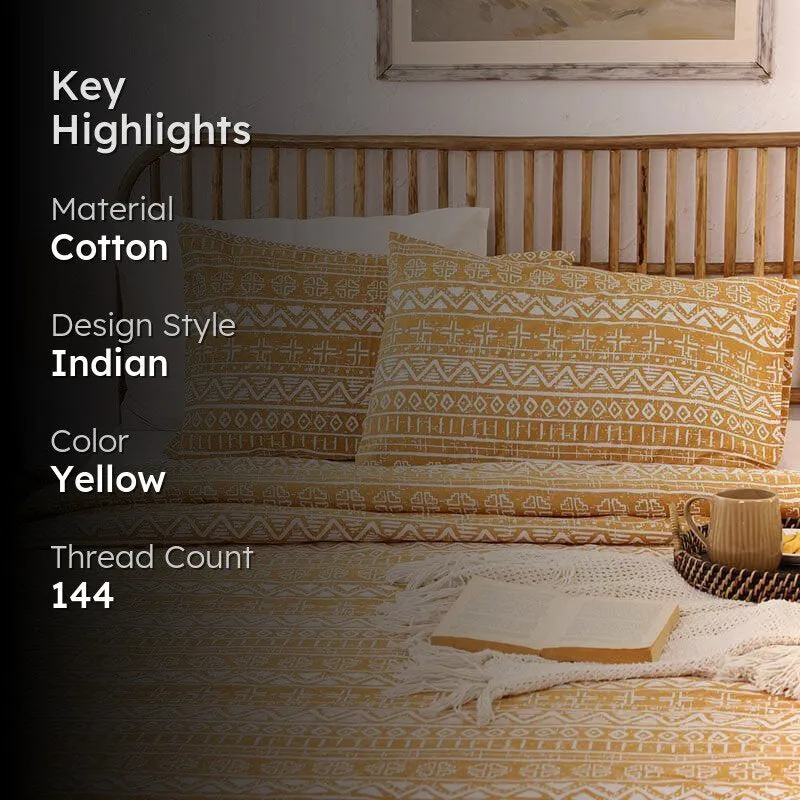 Dream Drift Duvet Cover - Yellow media 2