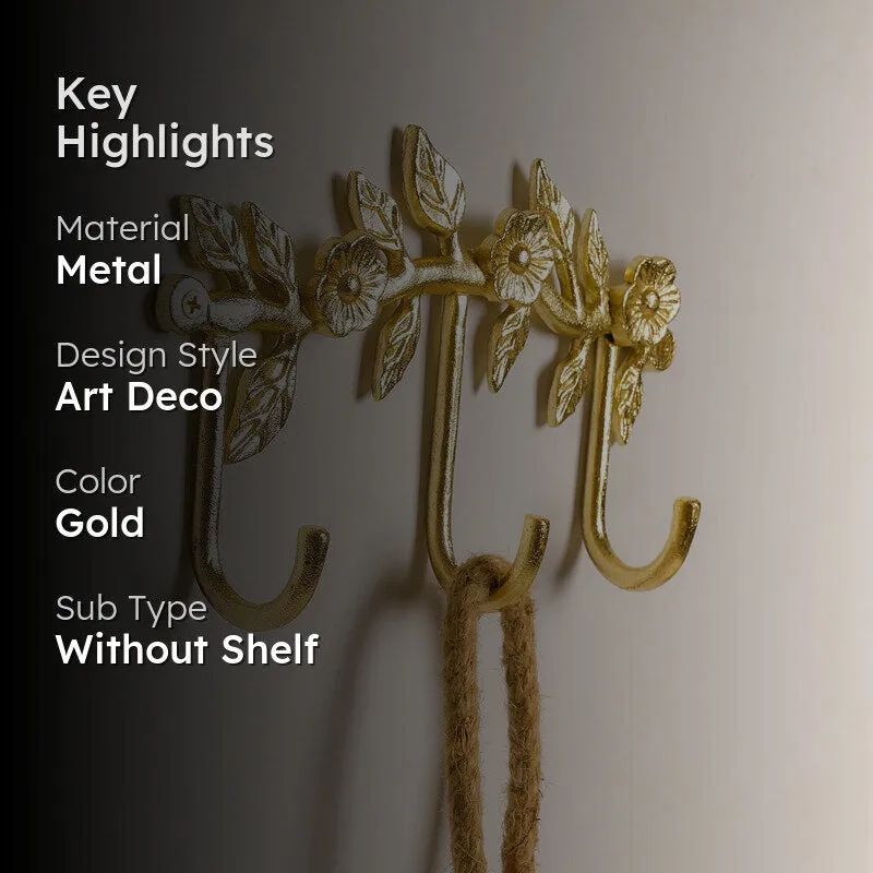 Gilded Branch Key Hook media 2