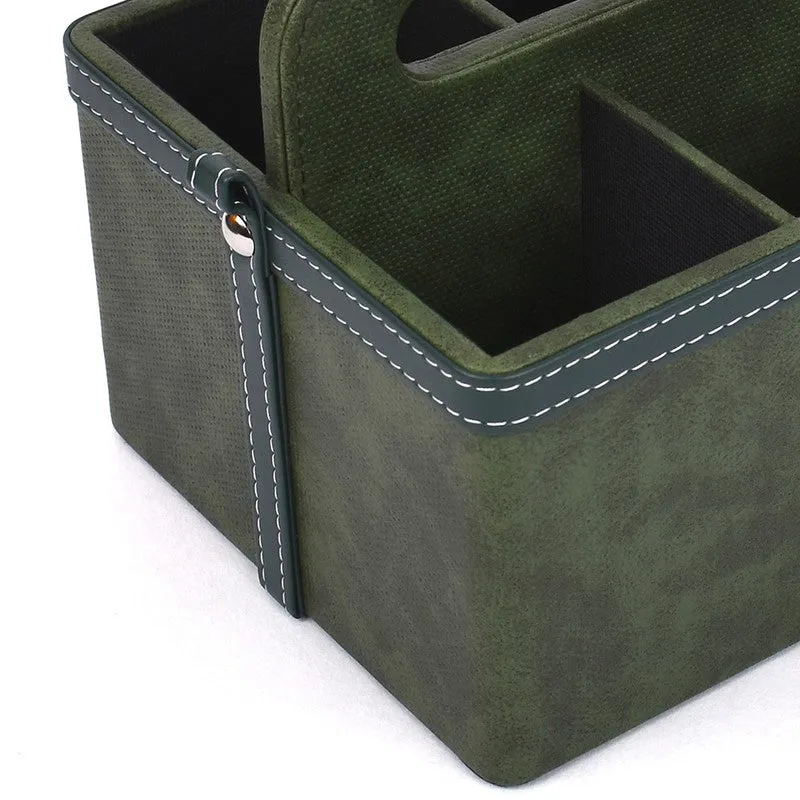Ember Dote Leatherette Multi-Utility Desk Organiser - Green media 6