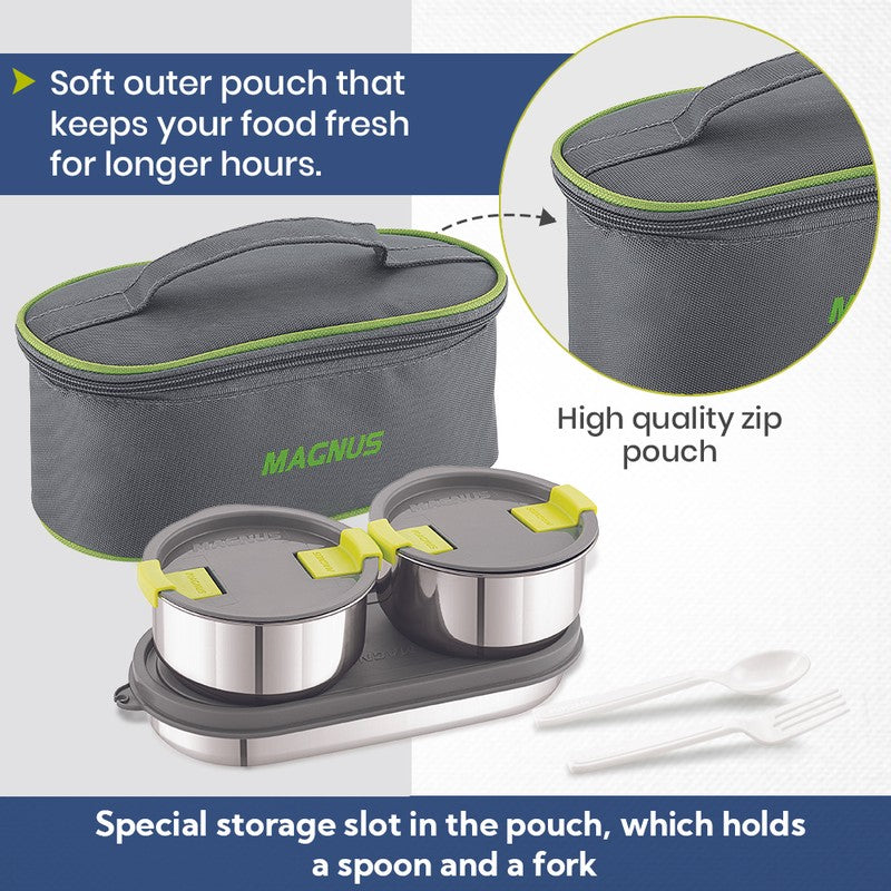 Lunavo Flex Lunch Box with Lunch Bag - Four Piece Set media 8