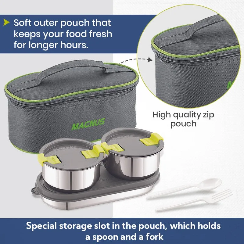 Lunavo Flex Lunch Box with Lunch Bag - Four Piece Set media 8