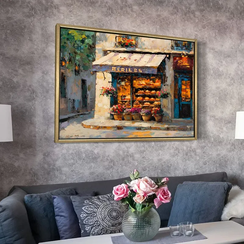 Blossom Corner Canvas Wall Painting With Frame media 6