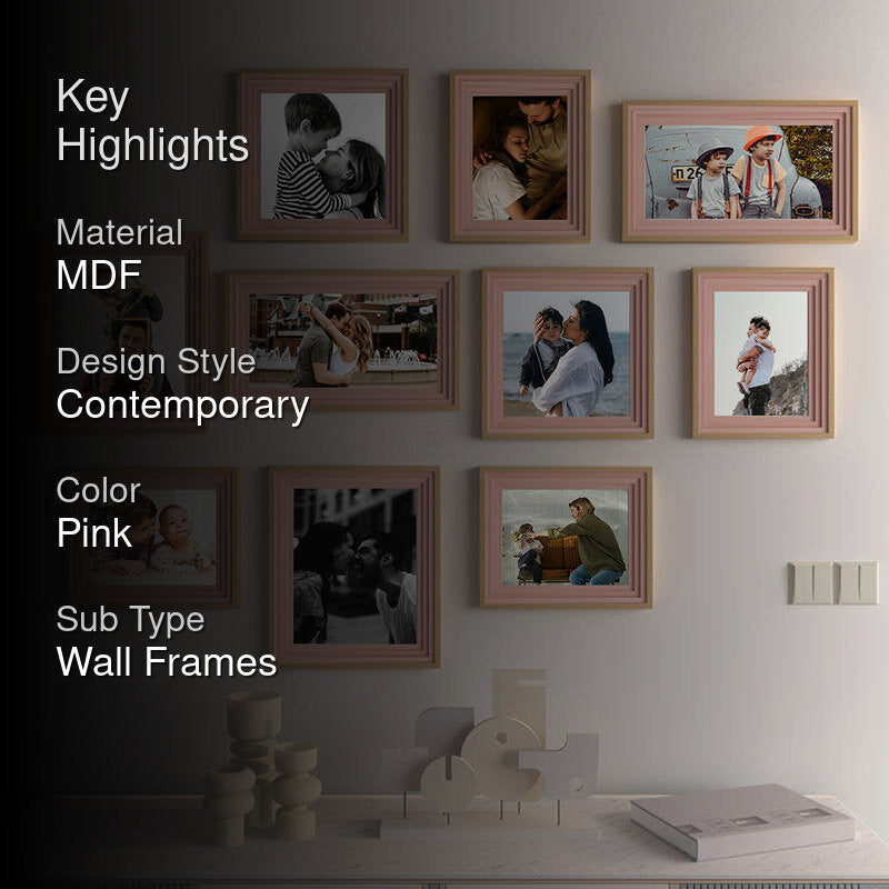Picture Pizzazz Wall Photo Frame - Set Of Ten media 2
