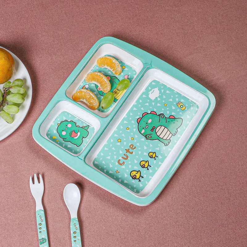Dino Era Kids Dinner Plate media 4