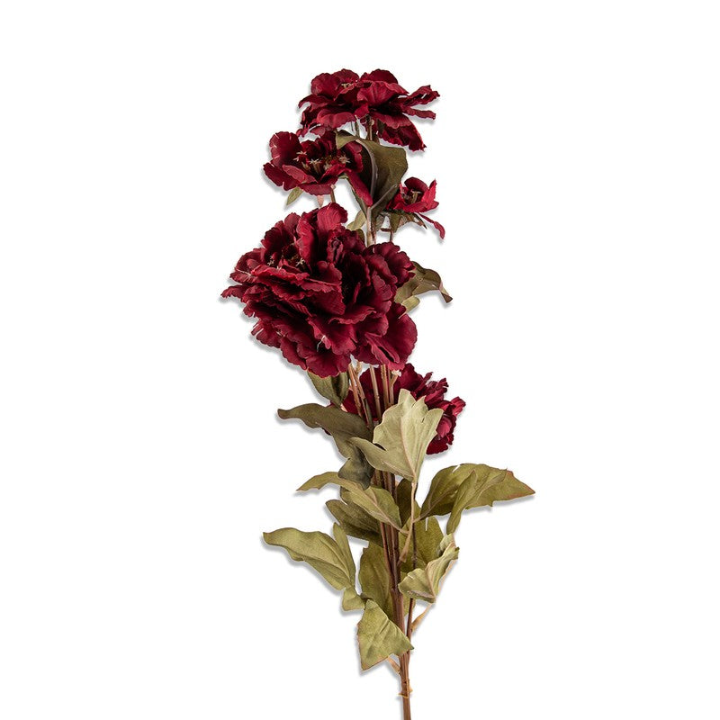 AarviDecor Peony Flame Silk Artificial Flowers media 4