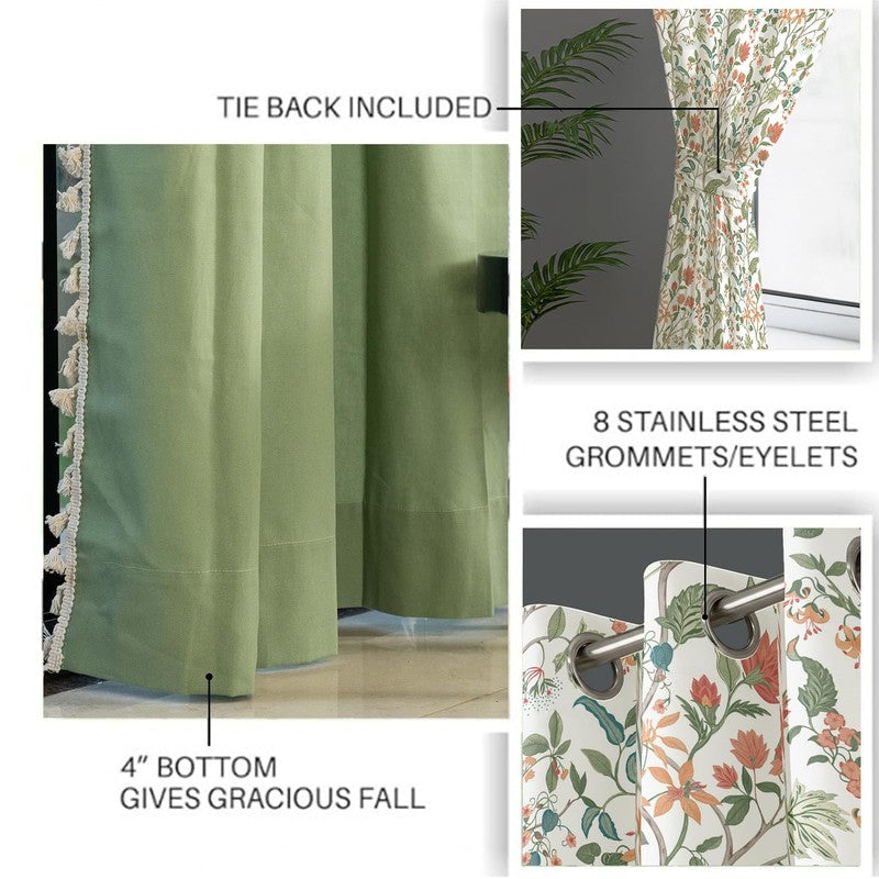 Urban Space Noor & Aura Curtains - Set Of Three media 5