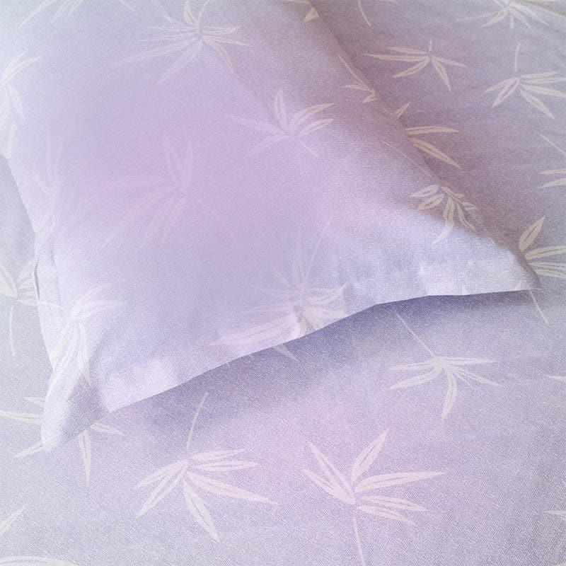 Neinia Printed Reversible Cotton Bedsheet (Beige,Lavender) - 170 TC media 4