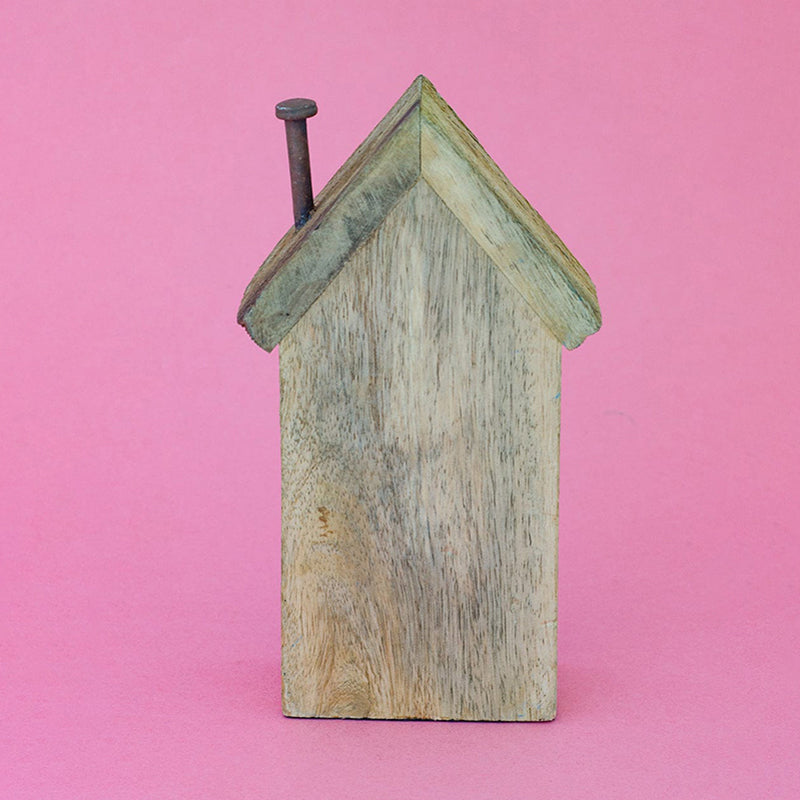 Tiny Homes Wooden Paperweight - Blue media 5