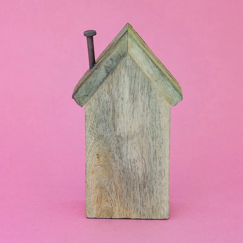 Tiny Homes Wooden Paperweight - Blue media 5