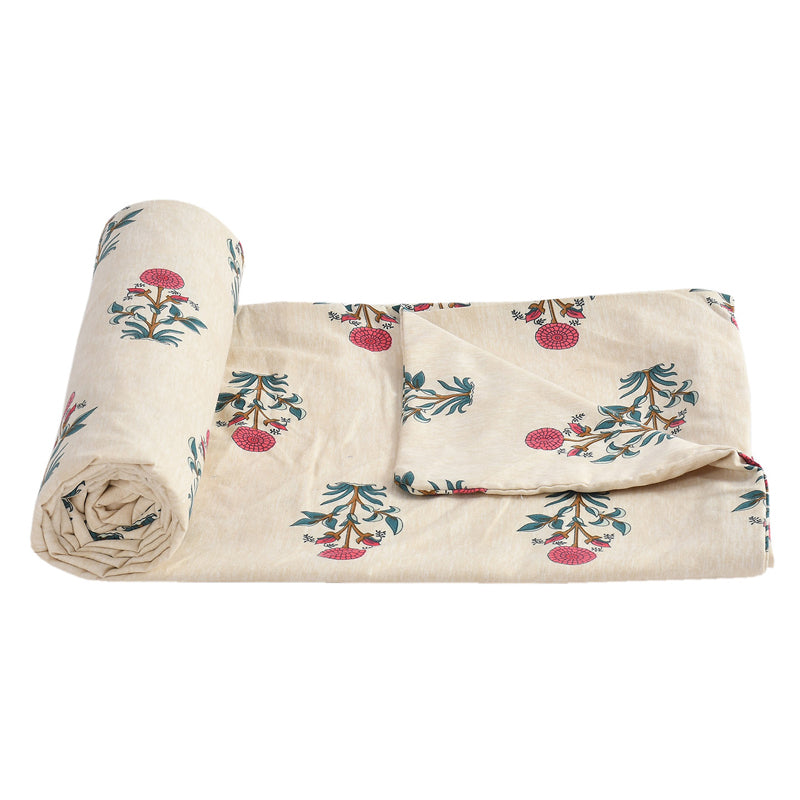Graceful Petals
 Cotton Duvet Cover - 210 TC media 5