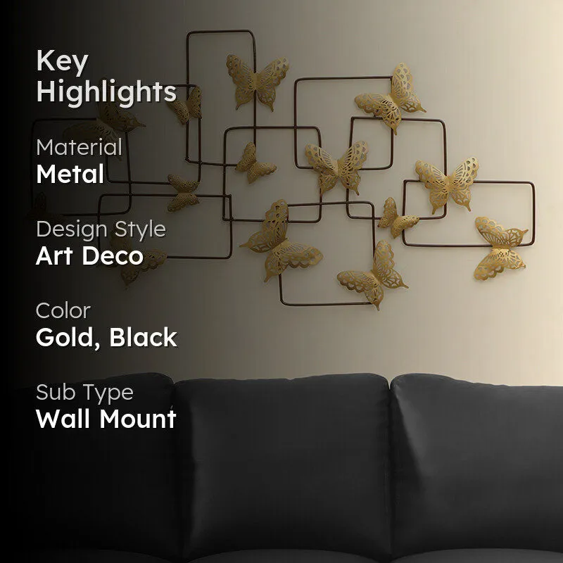 Mariposa Grid Metal Wall Accent media 2