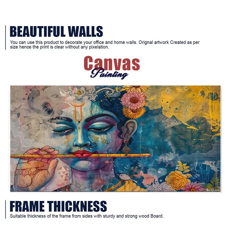 Balakrishna Venu Canvas Wall Painting media 8