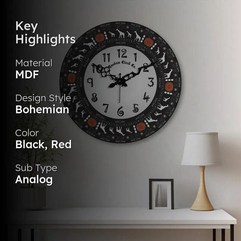Adisa 3D Printed MDF Wall Clock media 2