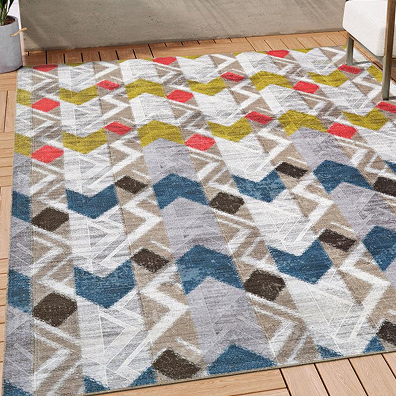 Stella Geometric Carpet - Navy media 3