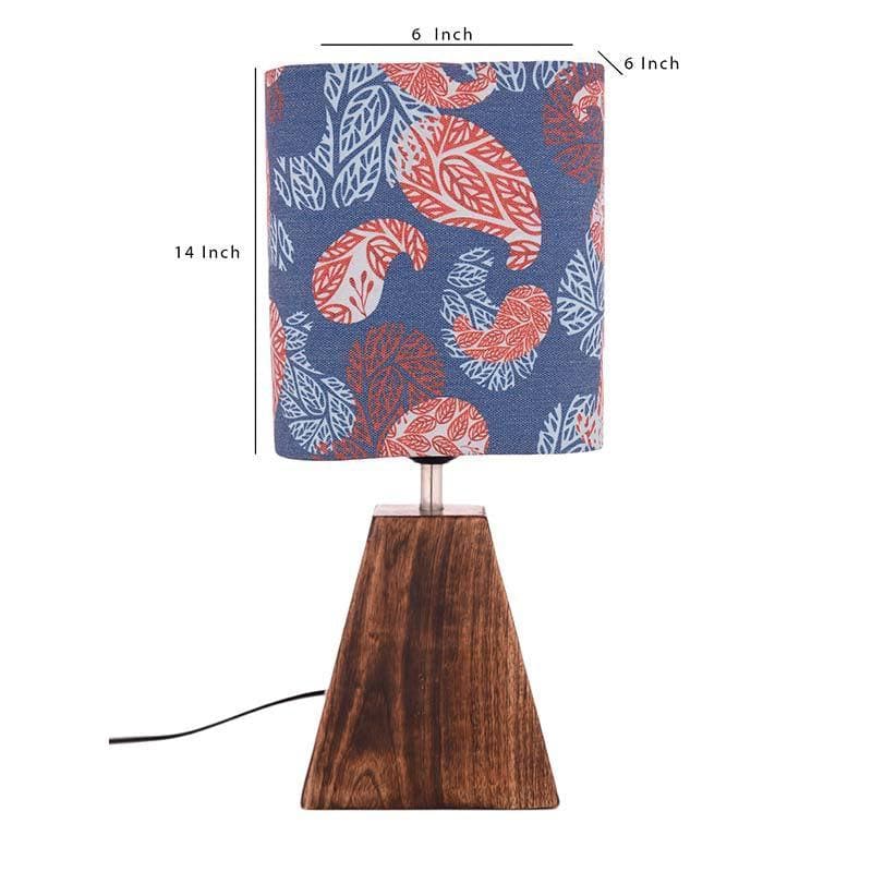 Precious Paisley Fabric Table Lamp - Multicolor media 5