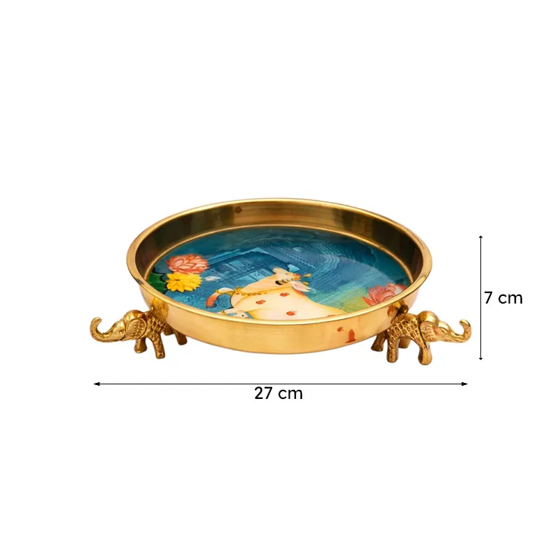 Divine Petal Aura Metal Urli - Set of Two media 10