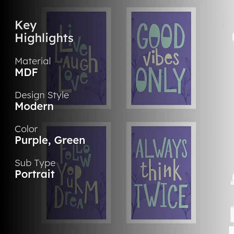 Three L's Of Life Wall Art - Set Of Six media 2