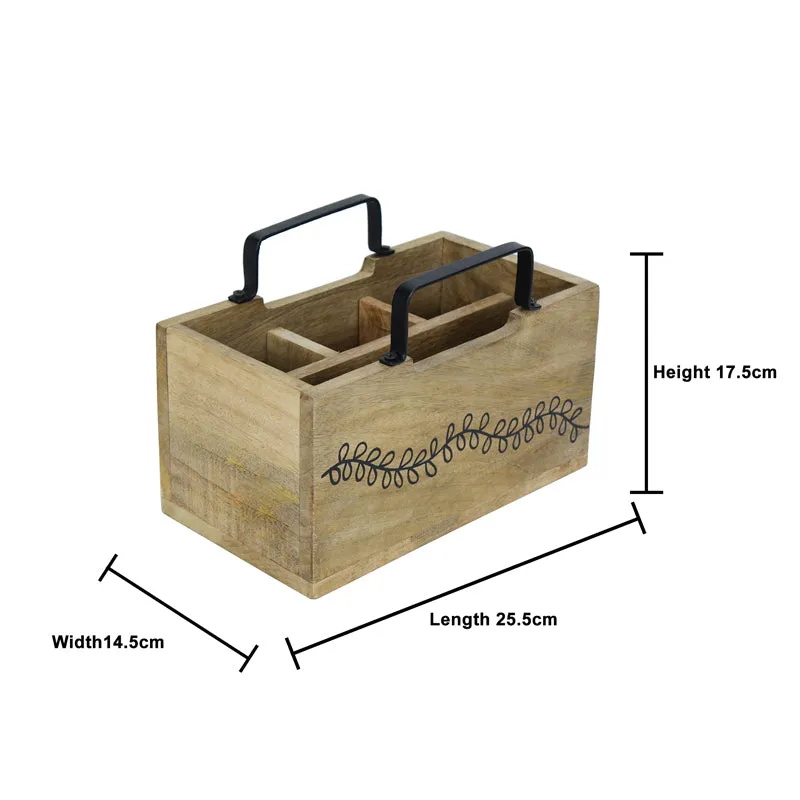Rita Wooden Cutlery Holder media 6
