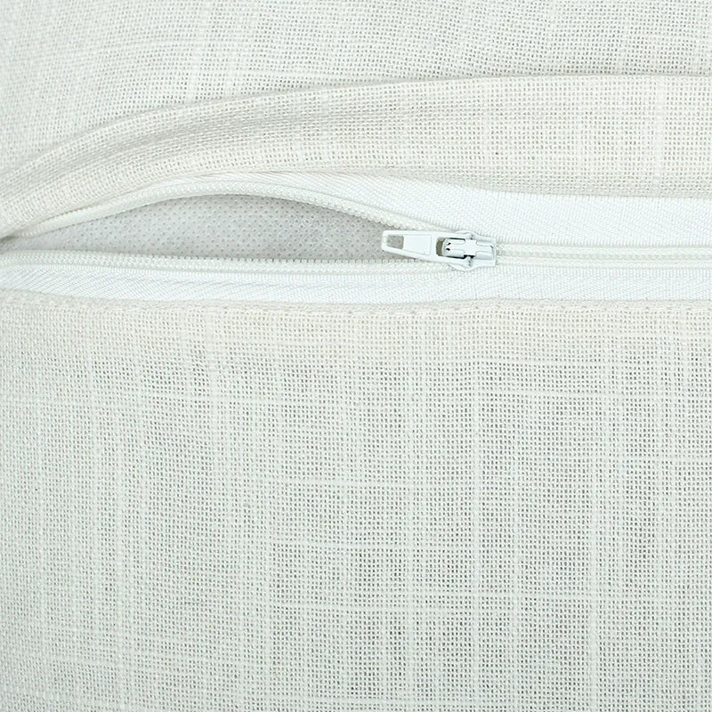 Scandi Soft Solid Cotton Cushion Cover (White) - Set Of Two media 5