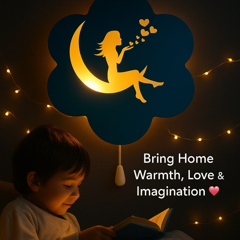 Enchanted Moon Light Battery Operated Wall Lamp media 6
