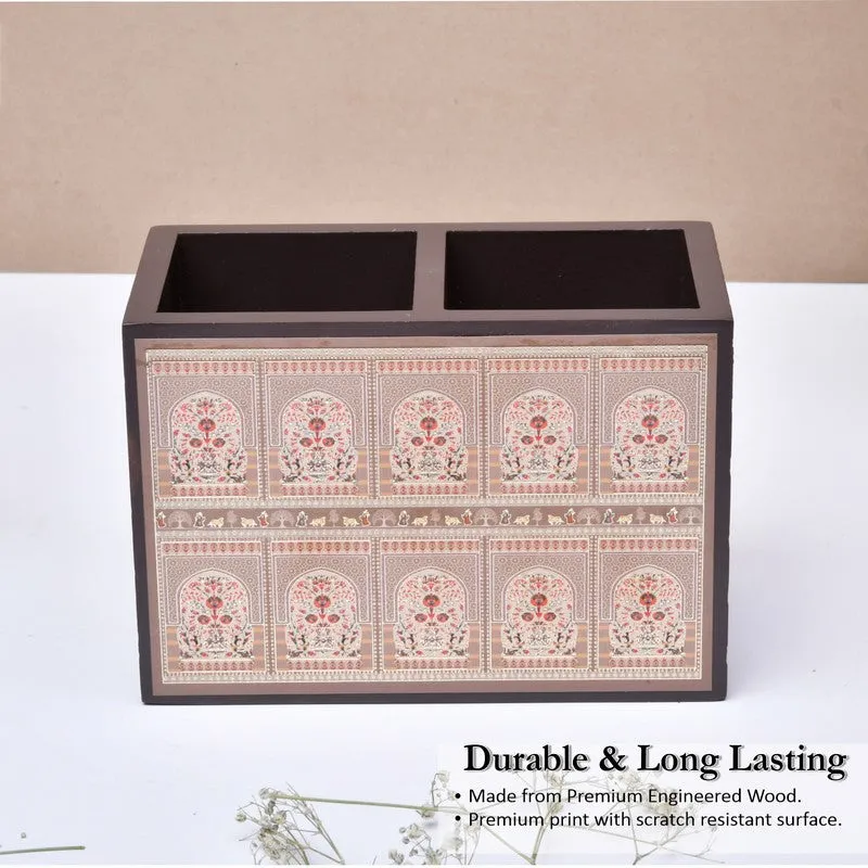 Decorative Wooden Cutlery Stand media 4