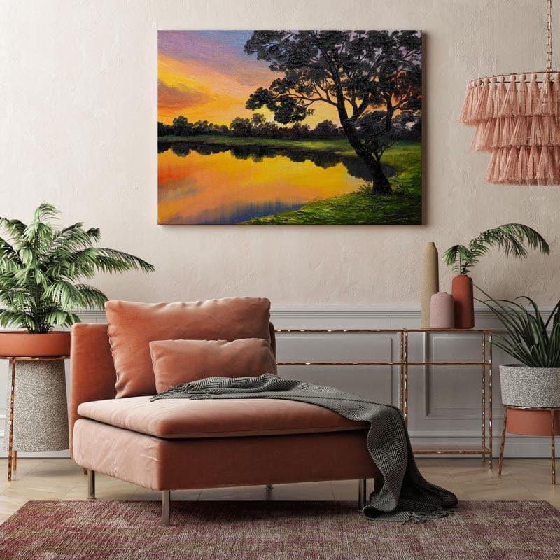 Near The Lake Wall Painting - Gallery Wrap