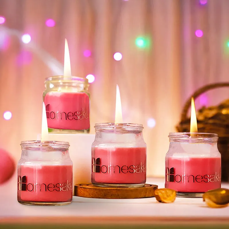 Cenote Scented Candle (Cinnamon) - Set Of Four media 1