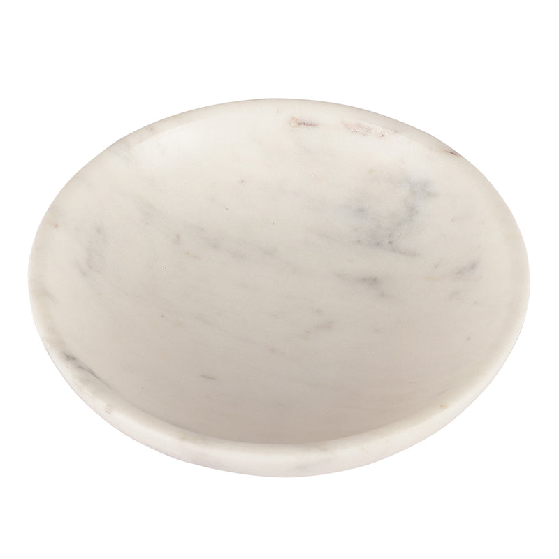 Stone Aura Marble Salad Bowl (White) - 500 ML media 4