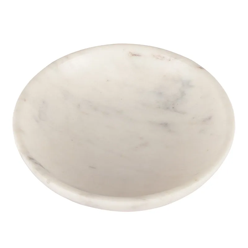 Stone Aura Marble Salad Bowl (White) - 500 ML media 4