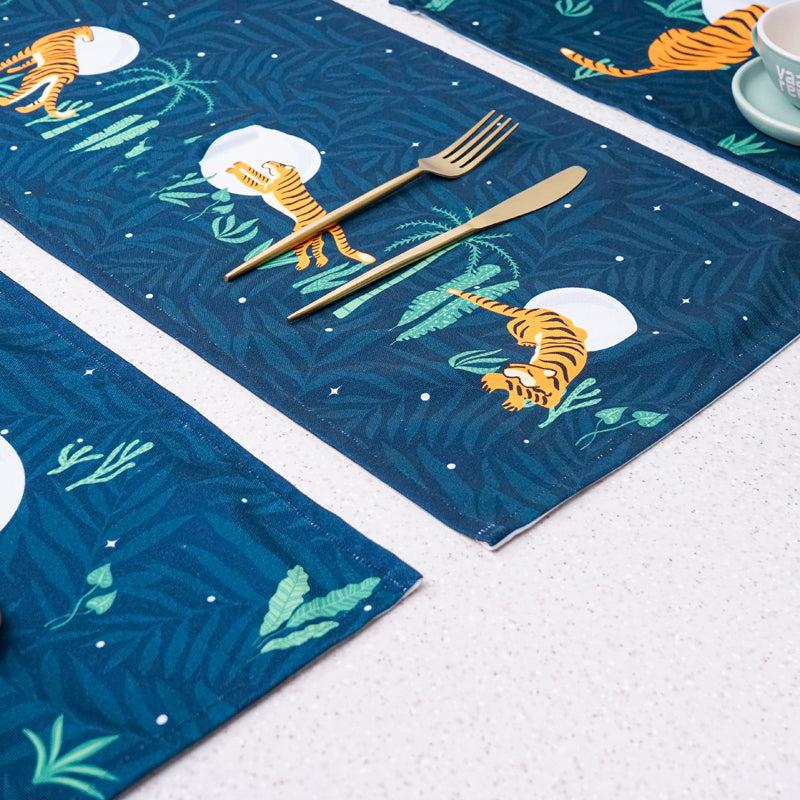 Lunar Wilderness Table Runner & Placemat - Five Piece Set