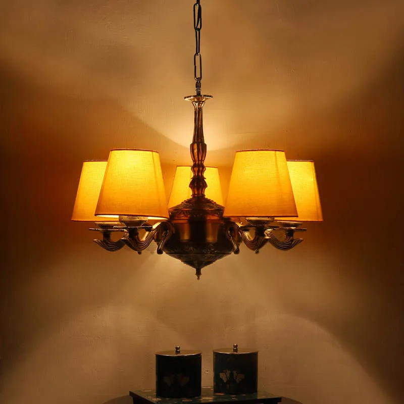 Magi Conical Golden Antique Ceiling Lamp media 1