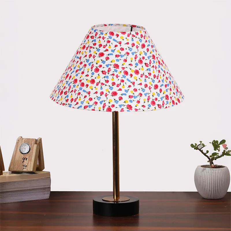 Fleura Conical Rodin Wooden Table Lamp - Multicolor media 3