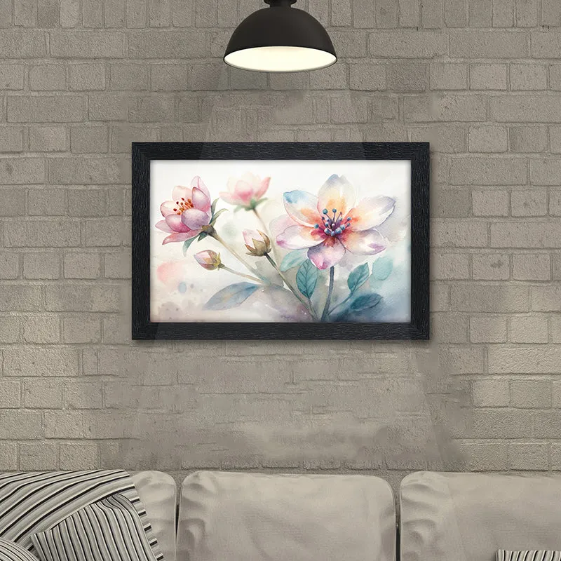Pastel Petal Wall Painting media 4