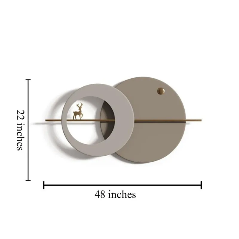 lite Contour Modern Metal Wall Accent media 6