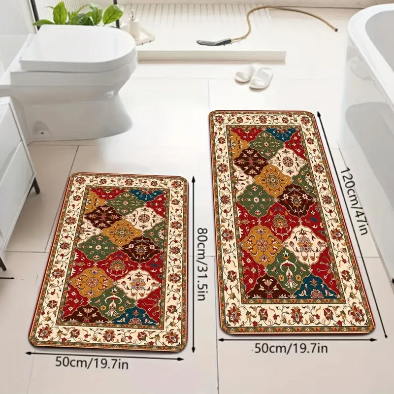 Comfort Step Glace Cotton/Microfiber Kitchen Mats - Set of Two media 9