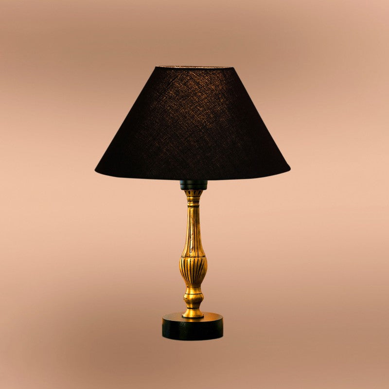 Aurelo Zeno Wooden Table Lamp - Black media 6