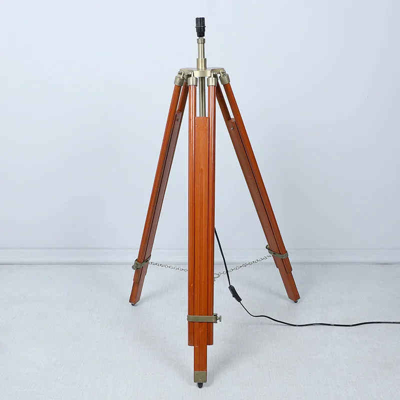 Tatania Printed Tripod Floor Lamp - Brown media 3